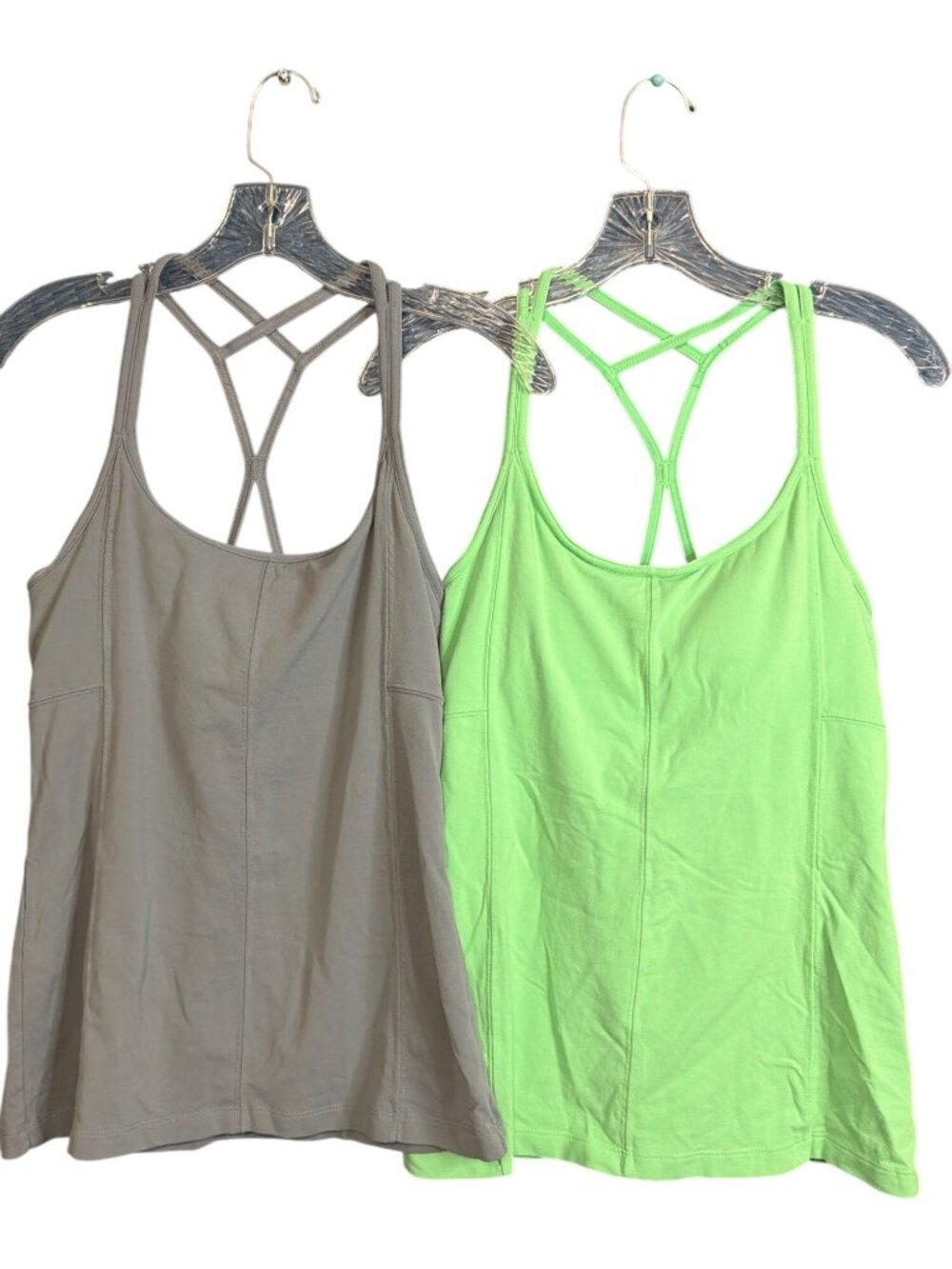 Athleta 2-Piece Bundle Strappy Shelf-Bra Tanks M